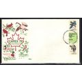 FDC Bazaar 1757d 13c Blue Jay 1757h Racoon (Cac...