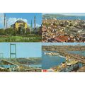 Istanbul Museum Bridge Harbour Aerial 4x Turkey...