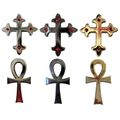 Medieval Gothic Goth Ankh Cross Celtic Wiccan P...