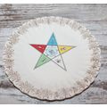VTG Masonic 10" Plate Gold Trim Eastern Star Sh...