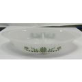 Vintage Glasbake Green Daisy Flower Baking Cake...