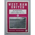 WEST HAM UNITED v BLACKPOOL Div1 24/10/1959