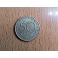 Bulgaria 1999 50 Stotinki Coin