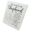 The Lord is My Shepherd Freestanding/Wall Plaqu...