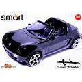 HTF RARE KEYCHAIN TRIPLE BLACK SMART ROADSTER C...