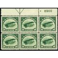 C2, Mint NH VF 16¢ - Very Rare Plate Block OF S...