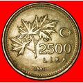 Ⰶ ATATURK (1923-1938): TURKEY ★ 2500 LIRAS 1991...