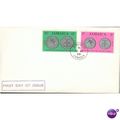 Jamaica FDI 1969 - SG 296-297 - Cent Of The Fir...