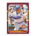 1987 Donruss Opening Day Ryne Sandberg card #75...