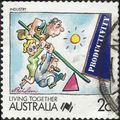 AUSTRALIA, Living Together, Industry, blue 1988...