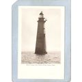 MA Boston Harbor Lighthouse Postcard Minot's Le...