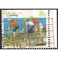 AUSTRALIA, Sports: Cycling, green 1989, 41c, #2