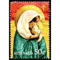 Australia 2008 Christmas 50c Used Stamp.