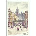 LONDON Ludgate Hill Art Postcard by W. George (...