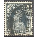 India 1937 - SG 247 - KGV1 3p slate - used 3