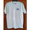 White T-Shirt with Featherwing Logo - Size Medium