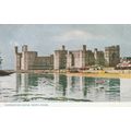 Caernarvon Castle North Wales Caenarvonshire Po...