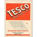 TEXAS ELECTRIC STEEL CASTING COMPANY 1931 TESCO...