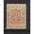 POLAND 1919 SOUTHERN POLAND 10H ORANGE SG 70 M ...