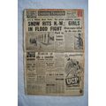 1958 Rochdale Evening Chronicle No 18,824 Snow ...