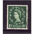 GREAT BRITAIN 1952 SG517 QEII TUDOR 1 1/2d GREE...