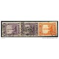 1933 3 different values - #2052 fine used (o)