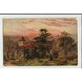 Surrey ESHER Old Church Art Postcard by Hildesh...