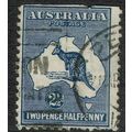 Australia 1915 Kangaroo 2½d Deep Indigo wmk W6 ...