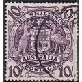 AUSTRALIA, 1949-50 10/- Arms, SG 224b (Scott #2...
