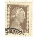 Argentina stamps - 1952 - Eva Peron 50c - used