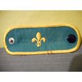 Boy Scouts Green Cloth Neckerchief Slide