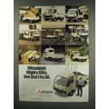 1991 Mitsubishi Mighty Mits Ad - One size fits all