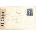 Haiti CENSORED 1918 to USA Censor Tape nicely t...