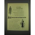 1949 BEA British European Airways Ad - Fly to Paris seven services daily