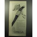1951 Omega Watches Ad - Acclaimed throughout the world