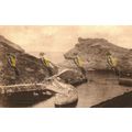 Entrance To Harbour, Boscastle, Cornwall, Postc...