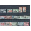 Barbados stamps. Early QEII used lot. 1953 seri...