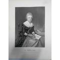 Martha Washington - original portrait engraving...
