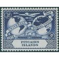 Pitcairn Islands 1949 3d. deep blue UPU SG14 un...
