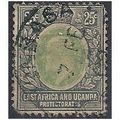 East Africa & Uganda Protect 1907 SG40 25c Grey...