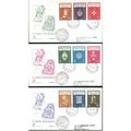 Sovrano Militare Ordine Di Malta FDC's x 3 - 15...