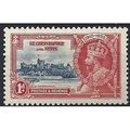 St Kitts-Nevis 1935 SG61 1d Deep Blue & Scarlet...