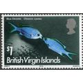 BVI Virgin 1975 Fish $1 Blue Chromis Unmounted ...