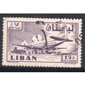 Lebanon 1959 - SG611 - 15p violet - Douglas DC-...