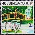 Singapore. 1990 40c S.G.630 Used