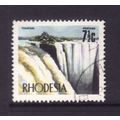 RHODESIA 1970 SG 443c 7 1/2c VICTORIA FALLS FIN...