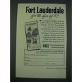 1961 Fort Lauderdale Florida Ad - For the Fun o...