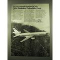 1973 McDonnell Douglas DC-10 Ad - Quiet Smokeless