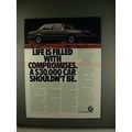 1980 BMW 733i Car Ad - Life is Filled with Comp...