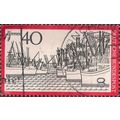 GERMANY, SEA Bremen, red 1973, 40 Pf